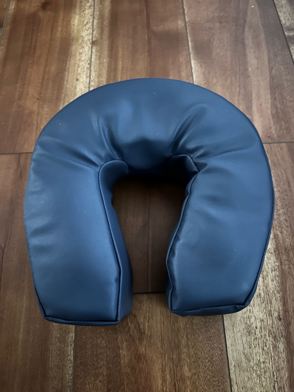 Plush Navy Blue U-Shaped Travel Neck Pillow